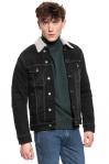 MUSTANG New York Shearling MĘSKA KURTKA PRZEJŚCIOWA DENIM BLACK 1008509 4000 982