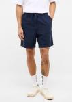 MUSTANG Męskie szorty Materiałowe Mustang Style Linen Jogger Shorts Navy Blazer 1016459 5324