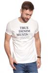 MUSTANG T SHIRT Printed Tee CLOUD DANCER 1007075 2020