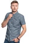 MĘSKA KOSZULA MATERIAŁOWA MUSTANG CHRIS SLUB CHAMBRAY 1009829 4136