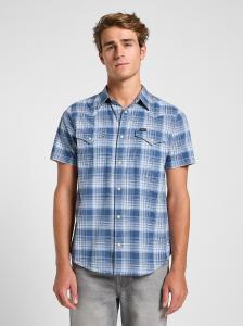 LEE MĘSKA KOSZULA SS WESTERN SHIRT ORION OMBRE 112364225