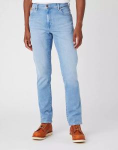 WRANGLER TEXAS SLIM MĘSKE SPODNIE JEANSOWE BLUE CHAMP W12SYI29K