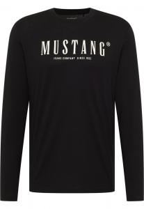 MĘSKA KOSZULKA Longsleeve MUSTANG Asheville Black 1016288 4142