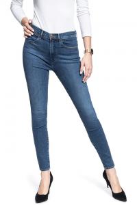 SPODNIE DAMSKIE WRANGLER SKINNY HIGH RISE MID STAR BLUE W27HJR811 112128095