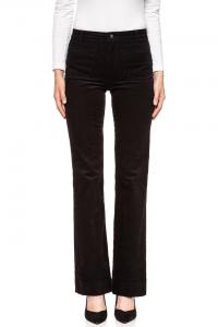 DAMSKIE SPODNIE SZTRUKSOWE WRANGLER FLARE BLACK W233EK100 112127837