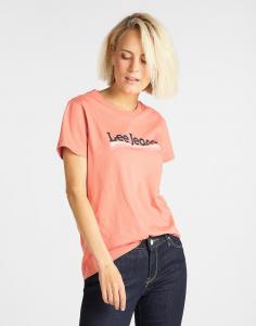 LEE CREW NECK TEE DAMSKII T-SHIRT PAPRIKA L41LETNI