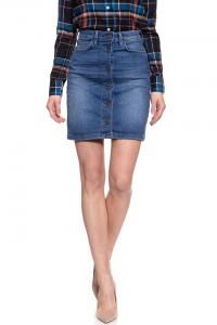 SPÓDNICA JEANSOWA LEE A LINE SKIRT BLUE DROP L38NROEM 112108295