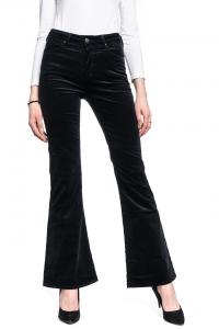 LEE BREESE FLARE DAMSKIE SPODNIE SZTRUKSOWE BLACK L32YQG01 112107757