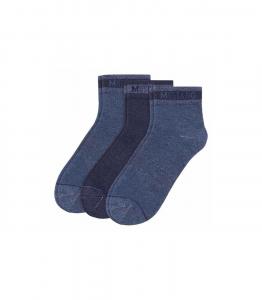 3 pack Męskie Skarpety MUSTANG jeans mix MU32018 – 5703