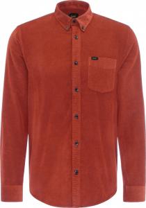 LEE BUTTON DOWN MĘSKA KOSZULA REGULAR RED OCHRE L880MROE