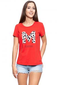 MUSTANG T SHIRT DAMSKI Alina C Print Molten Lava 1009028 7179