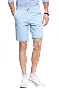 KRÓTKIE SPODENKI WRANGLER CHINO SHORT LIGHT BLUE W14AMM25N