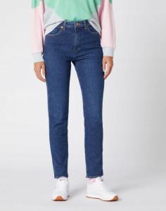 WRANGLER RETRO SKINNY DAMSKIE SPODNIE JEANSOWE JEANSY DEEP SEA W253WB12S 112128003