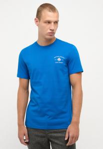 MĘSKA KOSZULKA MUSTANG T-shirt Alex C Print Snorkel Blue 1014460 5337