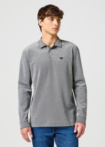 WRANGLER MĘSKA KOSZULKA LS REFINED POLO BLACK 112357204 W8F3011936