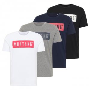 4PAK MUSTANG STYLE ALEX C LOGO TEE MĘSKI T-SHIRT KOSZULKA LOGO NADRUK 1013223