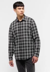 Męska Koszula MUSTANG Eastbridge Grunge Check Grey 1015625 12646