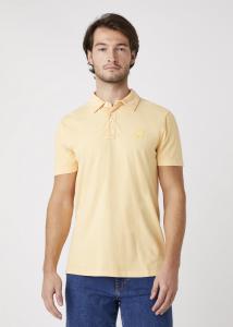 MĘSKI T-SHIRT WRANGLER SS GD POLO LOVELY MANGO W7ANDBA11