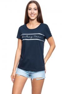 MUSTANG T SHIRT DAMSKI Alina C Print Sky Captain 1008945 5323