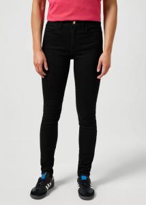 DAMSKIE SPODNIE WRANGLER HIGH SKINNY NOIR 112355388