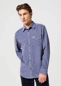 WRANGLER MĘSKA KOSZULA 1 PKT CORDUROY SHIRT Grisaille 112357218 W5L0008823