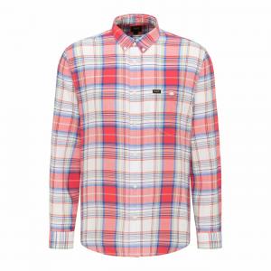 LEE RIVETED SHIRT MĘSKA KOSZULA MATERIAŁOWA AURORA RED L66IKNNV 112116429
