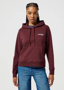 WRANGLER DAMSKA BLUZA REGULAR HOODIE DAHLIA 112356460 W6S4018506