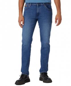 WRANGLER TEXAS SLIM MĘSKIE SPODNIE JEANSOWE JEANSY COOL SHADE W12SYLZ88 112330697