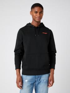 MĘSKA BLUZA Z KAPTUREM WRANGLER VIBRATIONS HOODY BLACK W680H1100