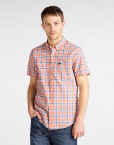 MĘSKA KOSZULA LEE LEE BUTTON DOWN SS PAPRIKA L886DGNI