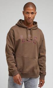 LEE GRAPHIC HOODIE MĘSKA BLUZA Z KAPTUREM TRUFFLE 112342476 LM11015540