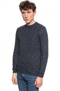 MUSTANG Muline Jumper MĘSKI SWETER KLASYCZNY DARK SAPPHIRE 1006554 4136