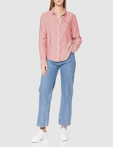 WRANGLER BLOUSE DAMSKA KOSZULA Z DŁUGIM RĘKAWEM PASKI FLAME RED W5Z2TIR06