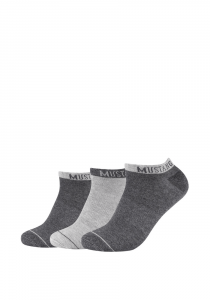 3 pack Męskie Skarpety MUSTANG dark grey mix MU33031 – 9703