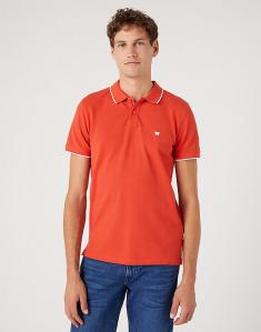 WRANGLER POLO SHIRT MĘSKA KOSZULKA POLO POLÓWKA PAPRIKA W7BHK4R41