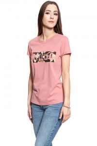 MUSTANG T SHIRT DAMSKI Alina C Embro DUSTY ROSE 1007929 8210