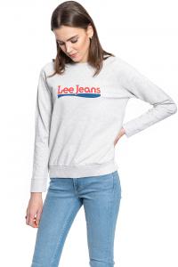 LEE CREW SWEATSHIRT SHARP GREY MELE L53KBR03