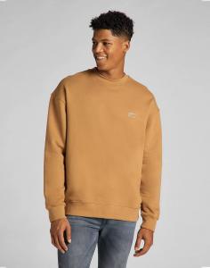 LEE CORE LOOSE CREW TOBACCO BROWN L85IPTSZ