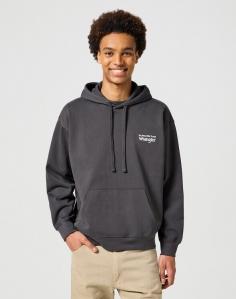 WRANGLER MĘSKA BLUZA HOODIE FADED BLACK 112357324 W6M9013642