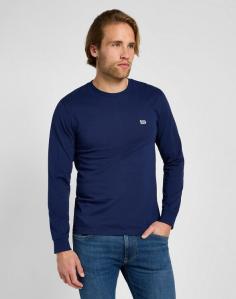 LEE MĘSKA KOSZULKA LS PATCH LOGO TEE TRUE NAVY 112355591 LD01008550