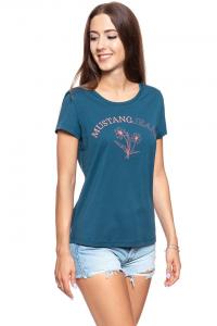 MUSTANG T SHIRT DAMSKI Alina C Print Majolica Blue 1008934 5243