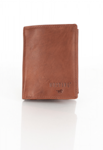 MUSTANG Denimo Wallet Side Opening SKÓRZANY PORTFEL POJEMNY NA KARTY PREMIUM