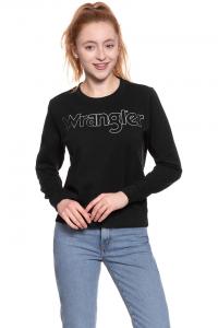 BLUZA WRANGLER DAMSKA CREW SWEAT BLACK W6079HY01