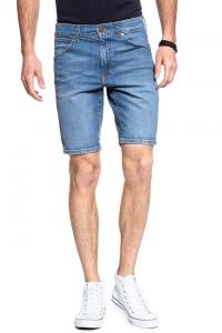 SPODENKI WRANGLER 5 POCKET SHORT WORN BLUE W14CKN079 112126600
