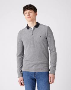 WRANGLER LS REFINED POLO MĘSKA KOSZULKA BLACK W7F9KH100