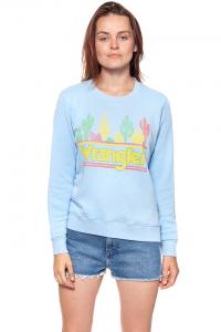 BLUZA WRANGLER DAMSKA SWEATER CERULEAN W6077IEVT