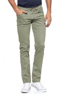 WRANGLER SPODNIE MĘSKIE GREENSBORO DUSTY OLIVE W15QBB65M