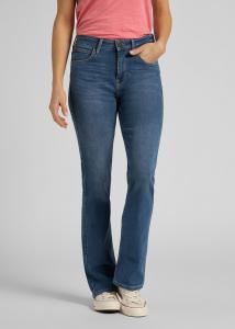 DAMSKIE SPODNIE JEANSOWE LEE BREESE BOOT MID WORN MARTHA L31TQDTO 112107297
