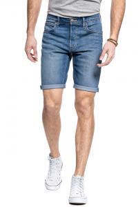 LEE 5 POCKET SHORT MĘSKIE SPODNIE JEANSOWE KRÓTKIE JEANS MAUI MID L73EMGTP