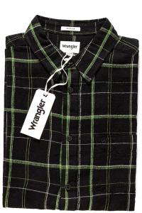 WRANGLER SS 1PKT SHIRT KOSZULA MĘSKA MATERIAŁOWA FADED BLACK W5860B8V6